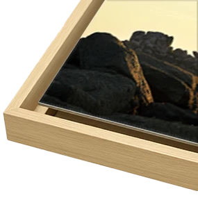 Papier d’art sur aluminium en caisse américaine